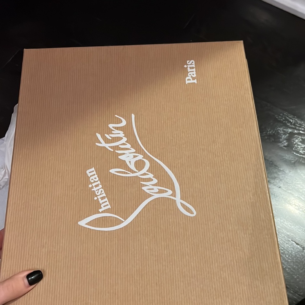 Christian Louboutin Volpi 150 Nappa silk 37 - Picture 2 of 11